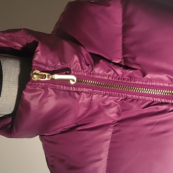 Juicy Couture Purple Insulated Vest with Side Zippered Pockets, Size: M - Picture 2 of 7